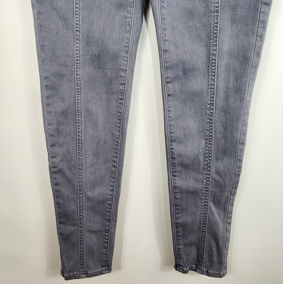 American Eagle Seamed Hi-Rise Jegging Next Level Stretch Grey 6 NWT - Picture 4 of 8